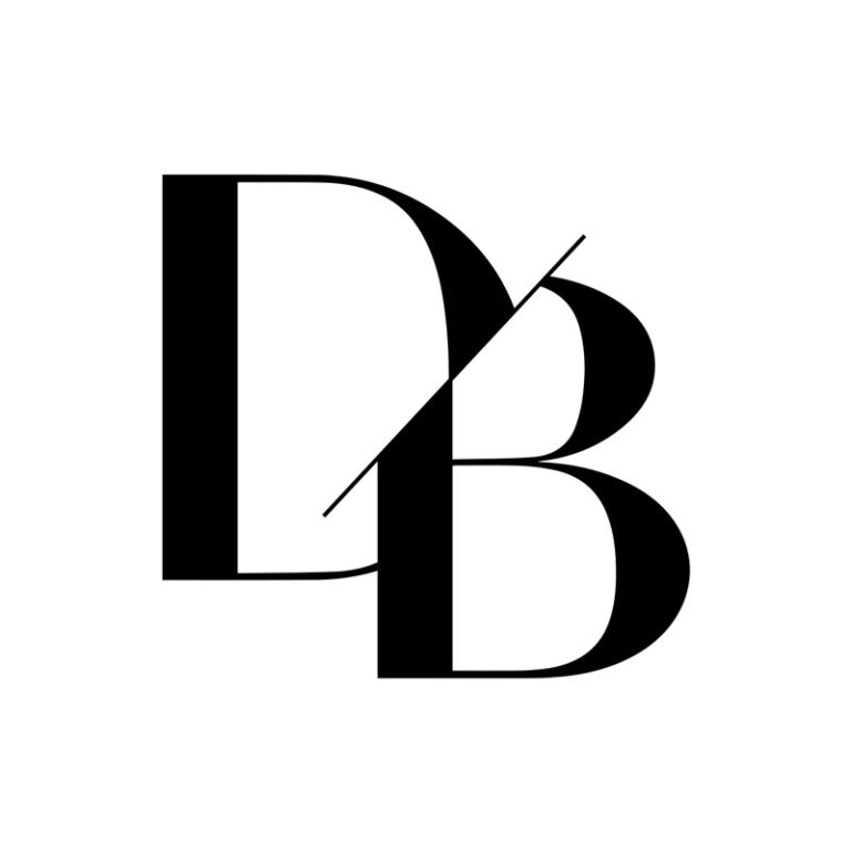 Designer Blooms Logo Black and White 768x768